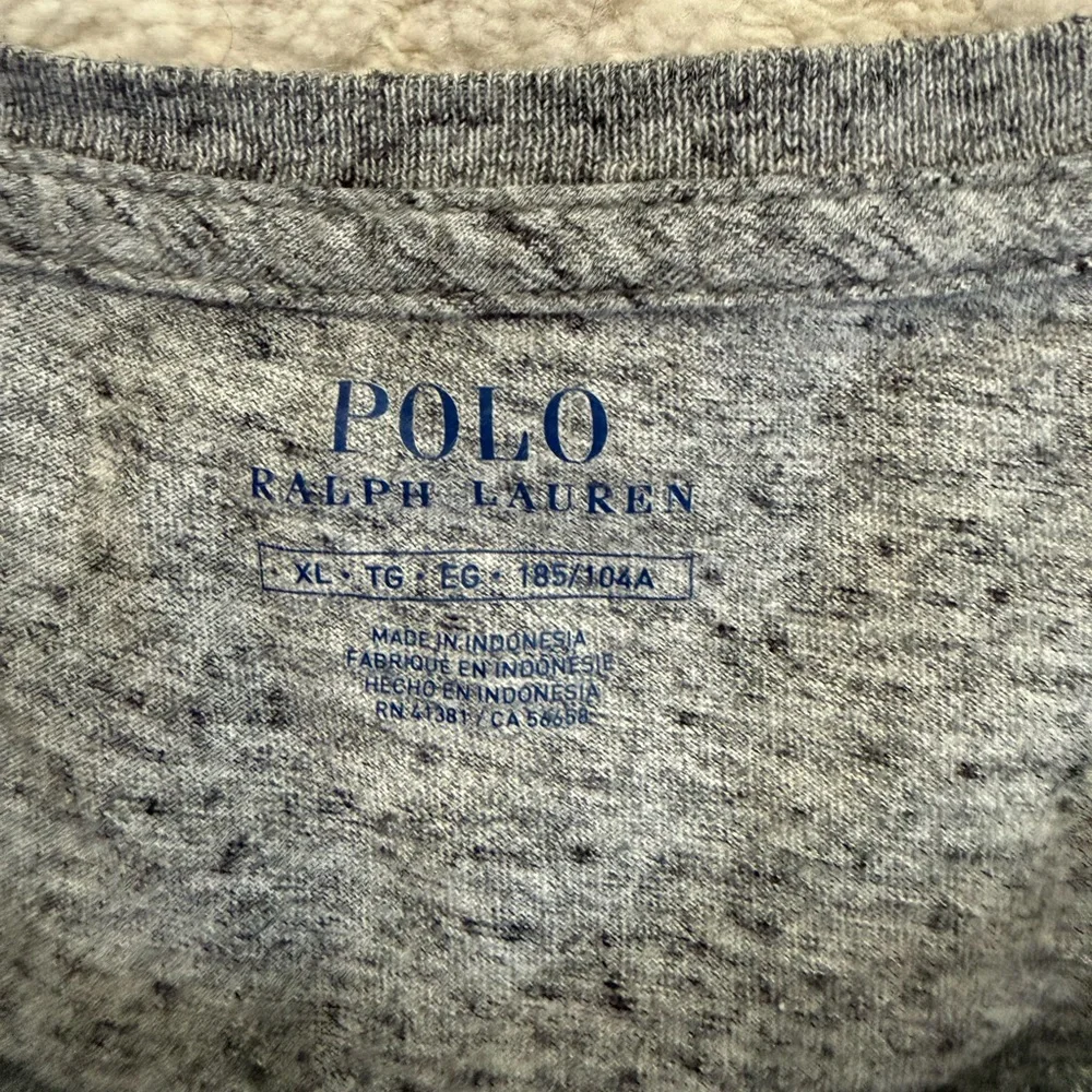 Polo by Ralph Lauren Heather Gray‎ Long Sleeve Shirt XL Cotton